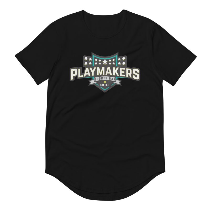 PLAYMAKERS Men's Curved Hem T-Shirt