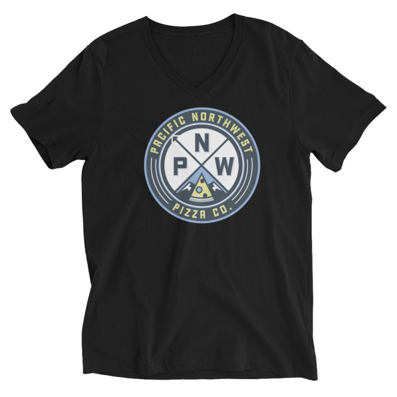 PNW-Unisex Short Sleeve V-Neck T-Shirt