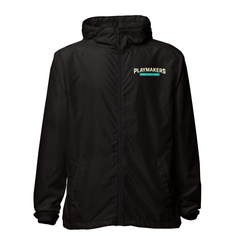 PLAYMAKER Unisex lightweight zip up windbreaker