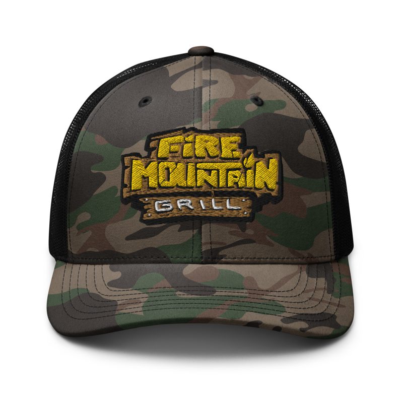 FMG Camo trucker hat