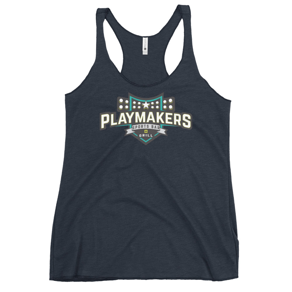 PLAYMAKERS Women's Racerback Tank — Front