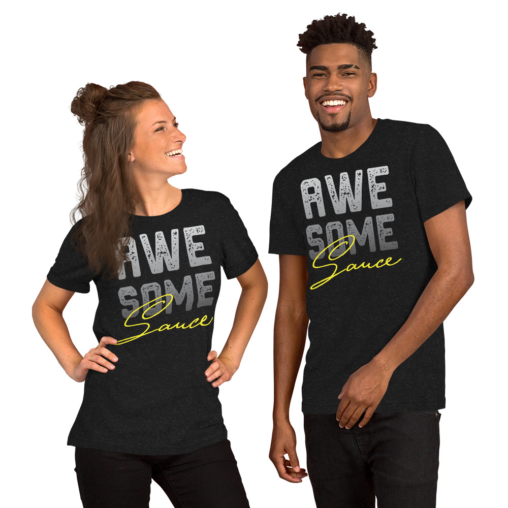 AWESOME Unisex t-shirt — Front