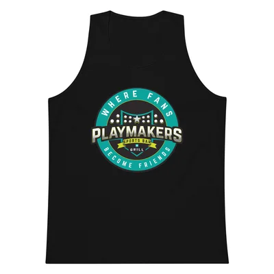 PLAYMAKERS CIRCLE Men’s premium tank top — Front
