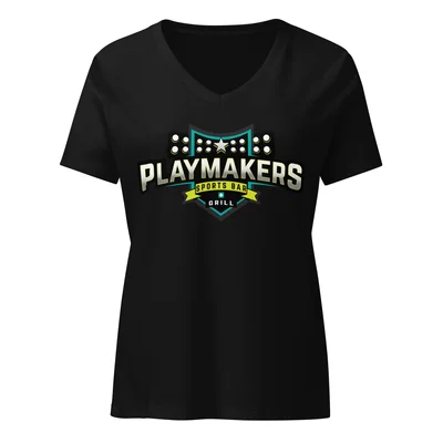 Women’s PLAYMAKERS relaxed v-neck t-shirt — Front
