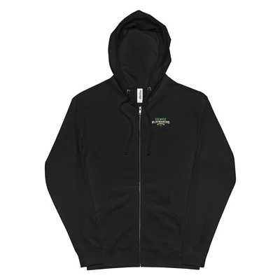 PMBG-Unisex fleece zip up hoodie — Front