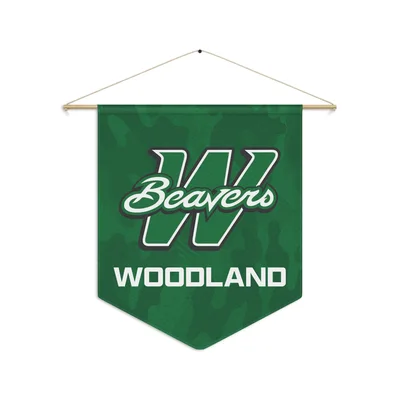 Woodland Pennant banner — Front