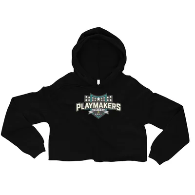PLAYMAKERS Crop Hoodie — Front