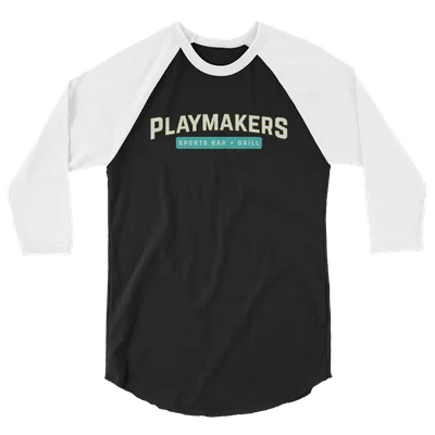 PM-MINIMAL 3/4 sleeve raglan shirt — Front