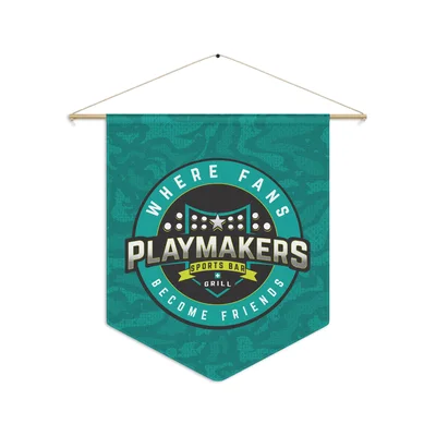 Playmakers Pennant banner — Front
