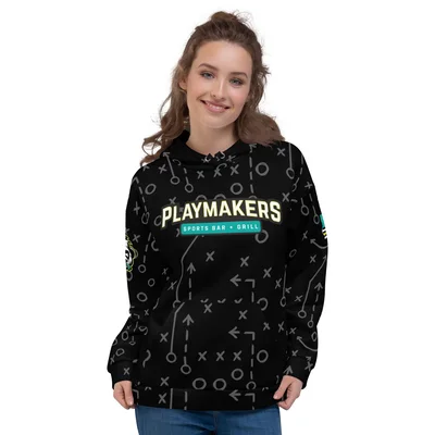 PLAYS ALL OVER Unisex Hoodie — Front