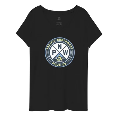 PNW- Women’s recycled v-neck t-shirt — Front