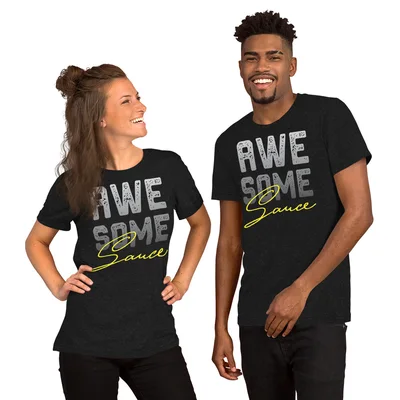 AWESOME Unisex t-shirt — Front